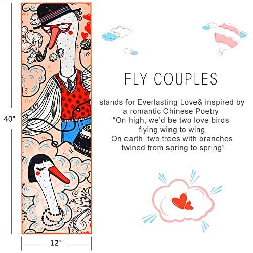 Instant Cooling Towel Printed (40"x 12") - Stay Cool For Hours Long Chilling Neck Wrap for All Sports & Outdoor- Camping, Gym Workout, Golf, Fitness, Yoga UPF 50 by FAVOBODINN