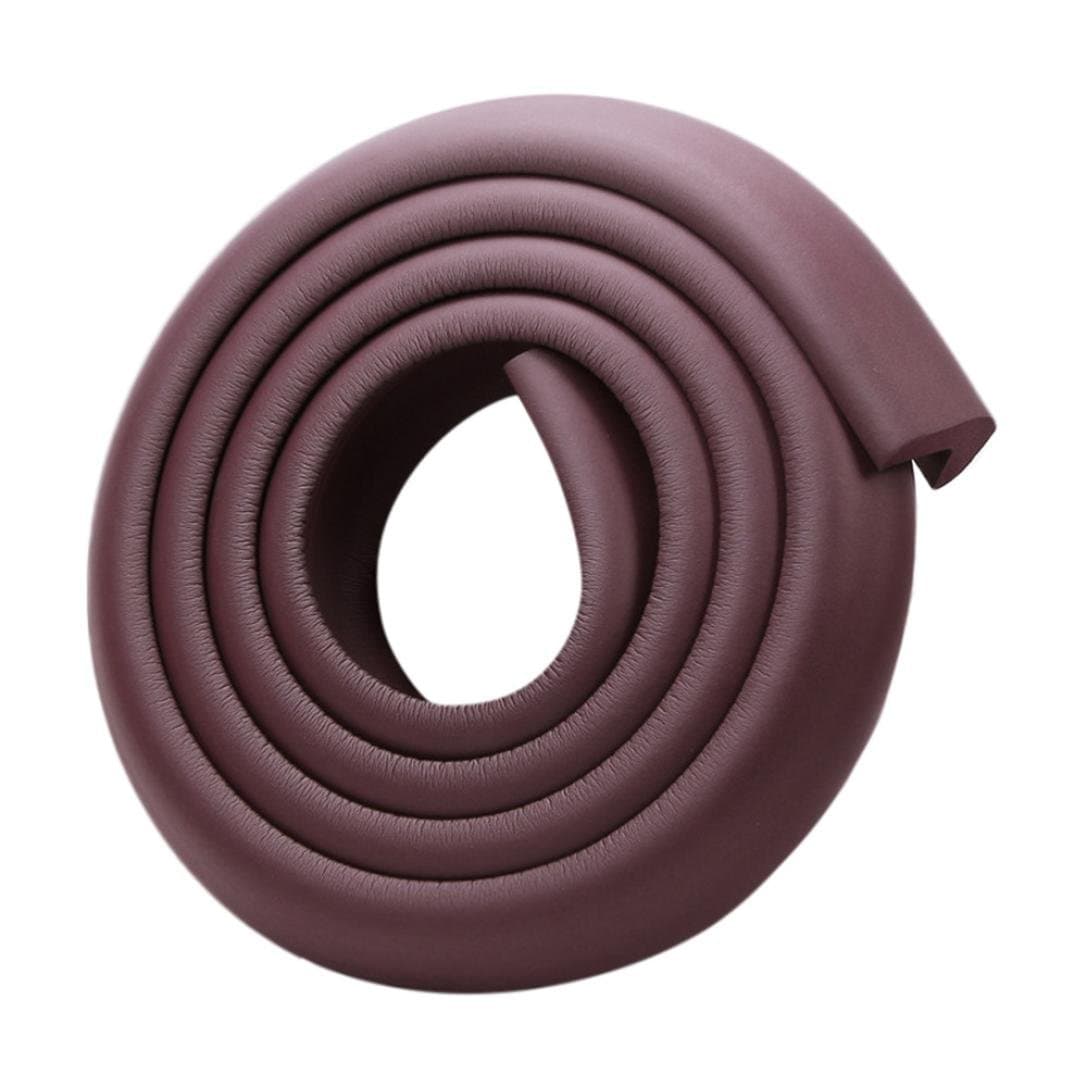 Transer L Edge Guard, 6.67ft Long Coverage, Baby Safety Proofing Accessories Protective Bumper for Furniture, Tables (Brown #3)