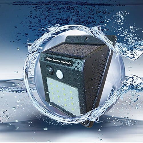 Outdoor Solar Light,MAZ-TEK 16 led Security Waterproof Wireless Powered LED Motion Sensor Night Light Auto Lighting For Outdoor Garden Wall,Yard,Driveway,Basement Stairs,Outside Wall