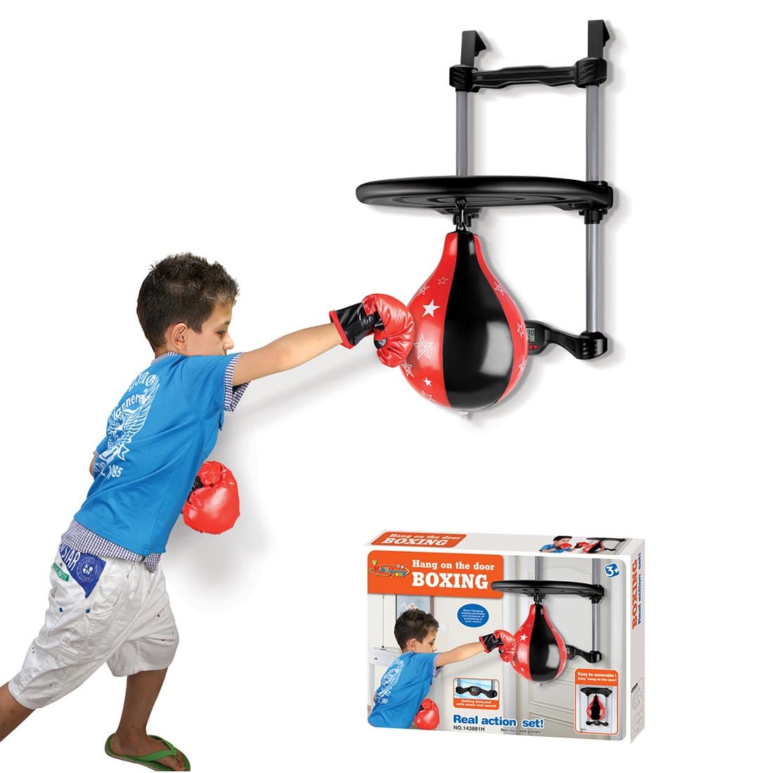 Vicoki Children Boxing Speed Ball Boxing Exercise Training Set with Timer and Beats Function