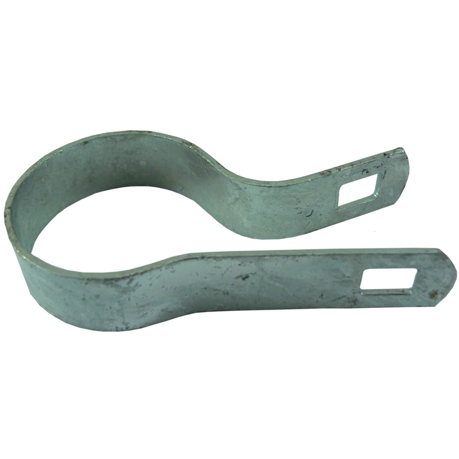 2-7/8" Tension Band for Chain Link Fence - Use for 2-7/8" Outside Diameter Post/Pipe - Galvanized Chain Link Tension Band