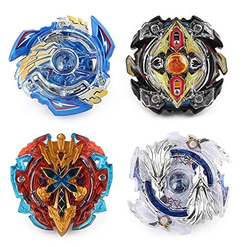 Gyro Set 4pcs Classic Beyblade Burst Gyro Rapidity Fight Evolution Attack Pack Model Metal Acceleration Launcher Base Arena Top Game Best Gift