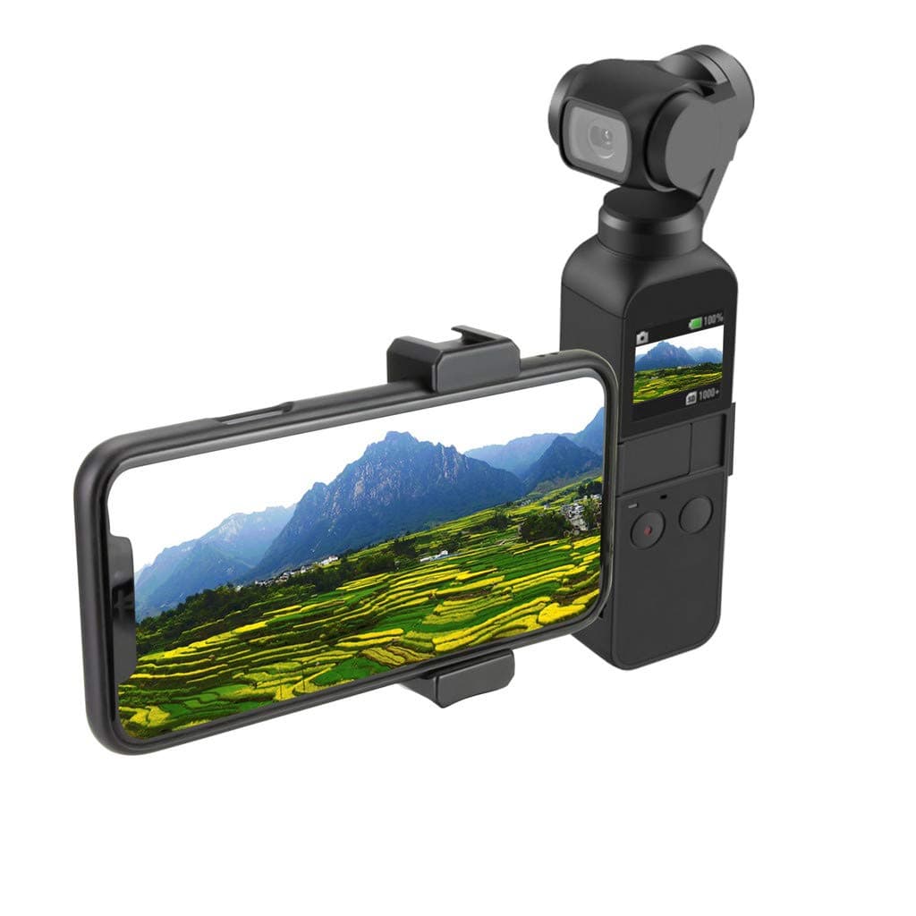 Vacally Handheld Holder Bracket for DJI OSMO POCKET Accessories Smartphone Holder Mount Bracket for DJI OSMO Pocket Gimbal