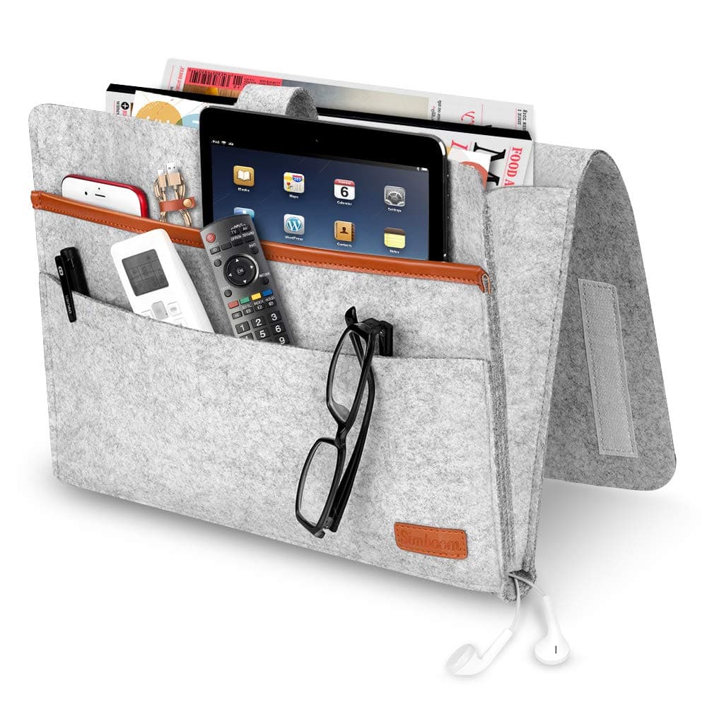 Simboom Felt Bedside Caddy Hanging Storage Organizer