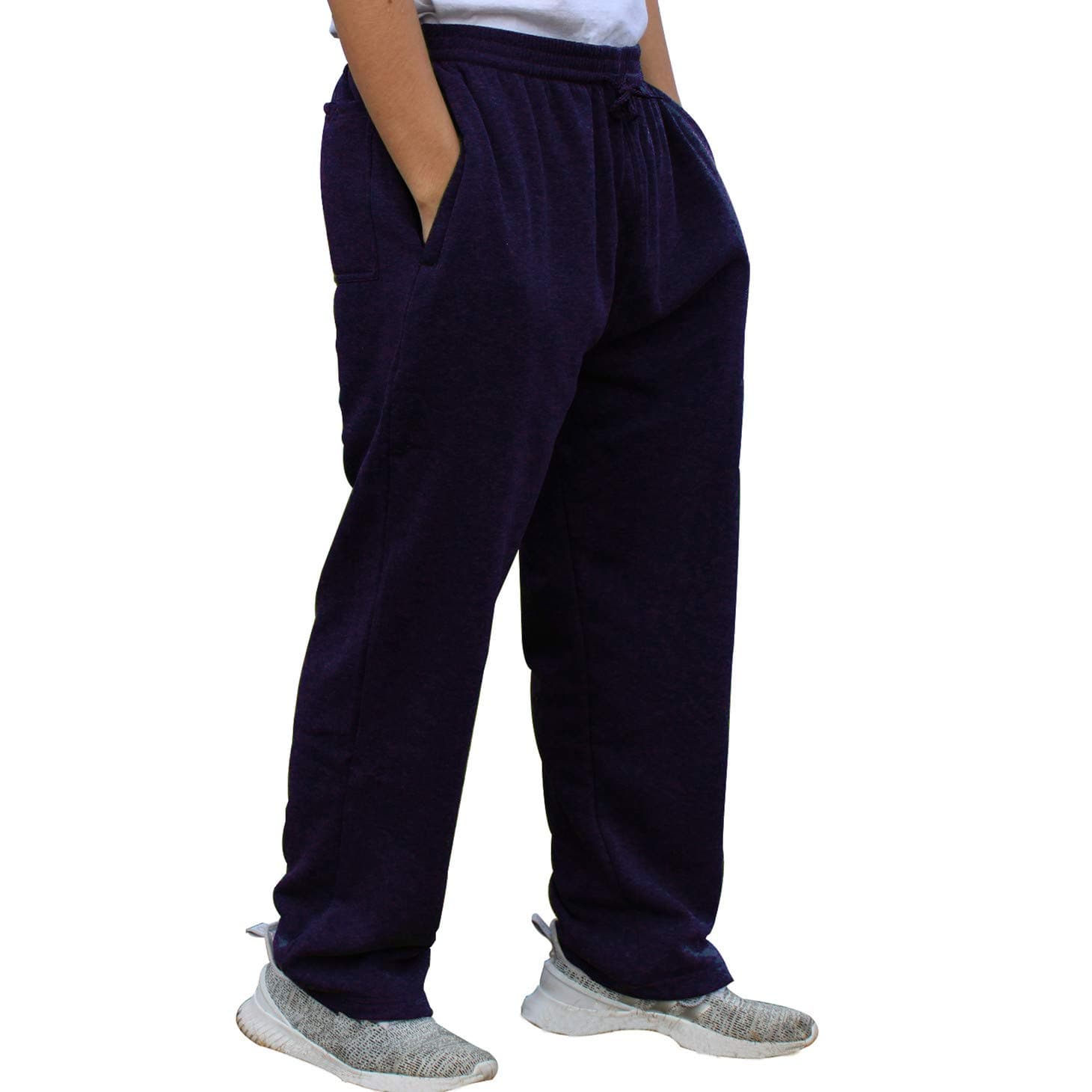 Mens Big and Tall Cotton Open-Bottom Sweatpants