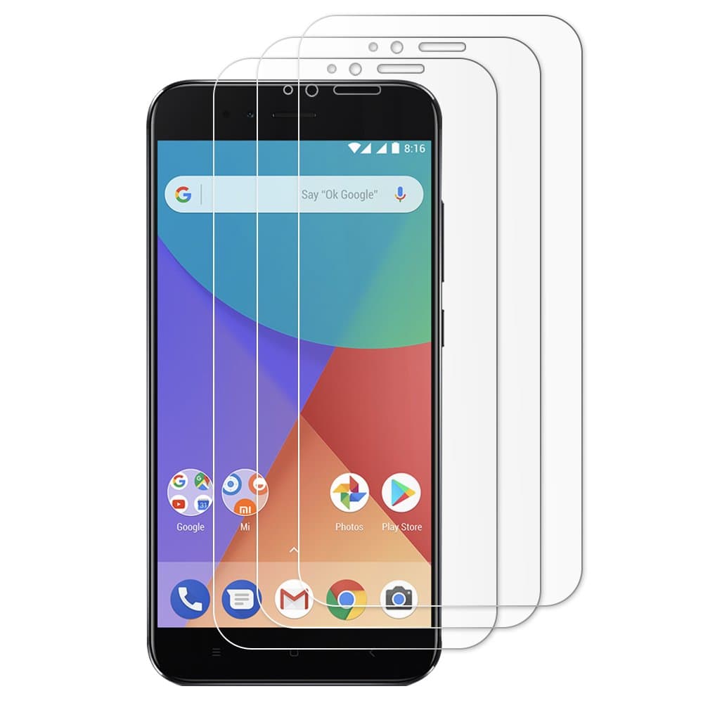 Gzerma for Xiaomi Mi A1 Screen Protector Case Friendly, [High Definition Clear] Matte Front Protective Cover Plastic Film for Xiaomi Mi 5X 5.5 Inch Unlocked Phone (3 Pack, Not Tempered Glass)