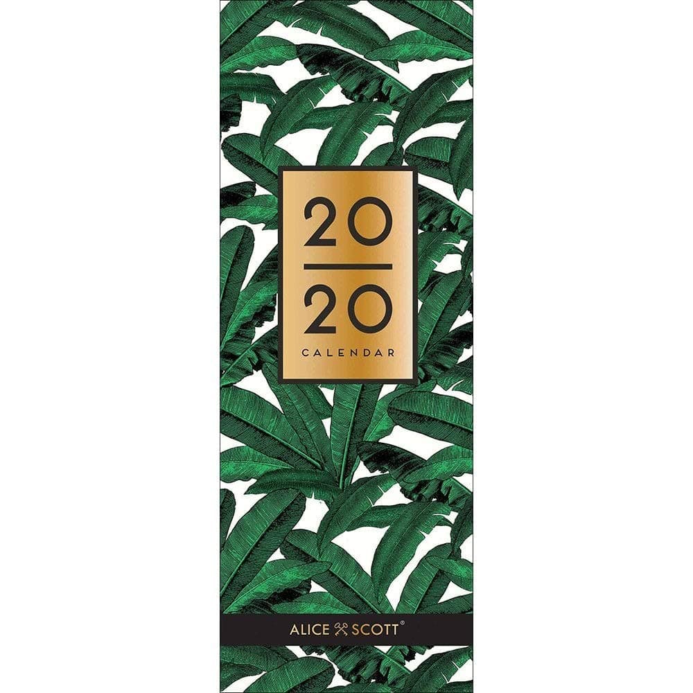Alice Scott Slim Wall Calendar 2020
