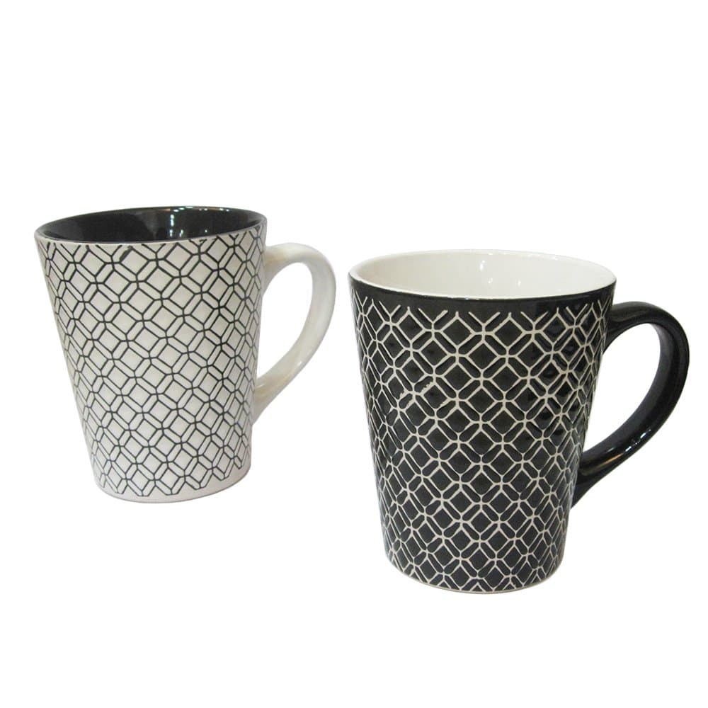 Mom Italy Diamond Mug Set, 2-Pieces