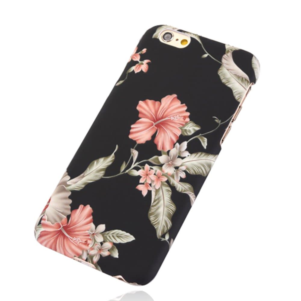 iPhone 6S Case, iPhone 6 Case, Amesica Noctilucent Morning Glory Floral Cellphone Case, [Perfect Fit], Soft Flex Hybrid PC Material Protective Cover Case for Apple iPhone 6/6s (4.7 inch)