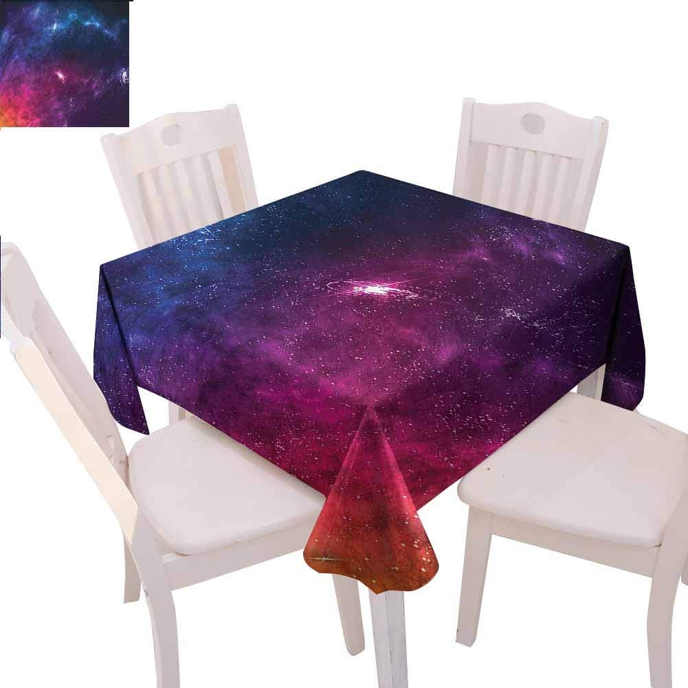 Zara Henry Outer Space Deep Dream Tablecloths Planetary Galaxy Theme Home Cotton Tablecloth W65 xL65