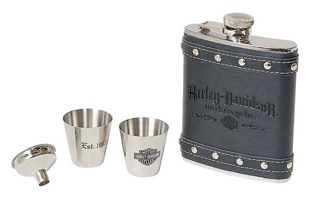 Harley-Davidson Motorcycles Flask Gift Set