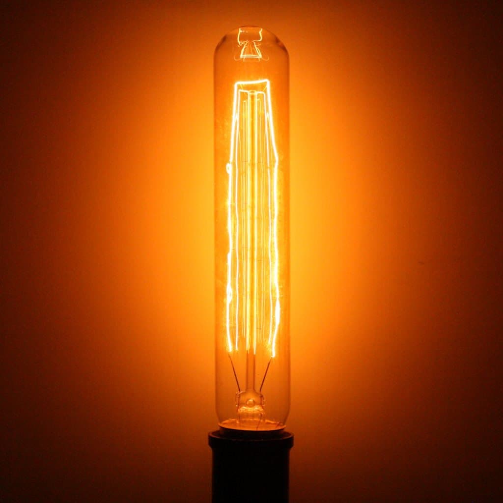 Ferrowatt 126399 - 60/30 watt 120/240 volt Single Loop Filament Medium Screw Base Art Deco Ferrowatt (1930) (F1930 ART DECO T9 120/240V 60/30W E27)