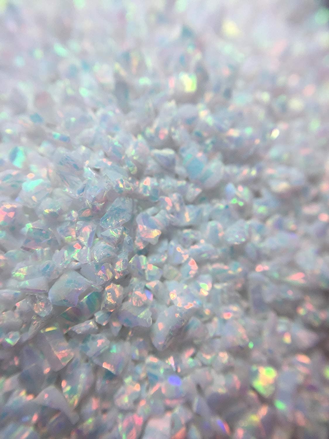 Fire and Snow Opal Beautiful Synthetic Inlay Material