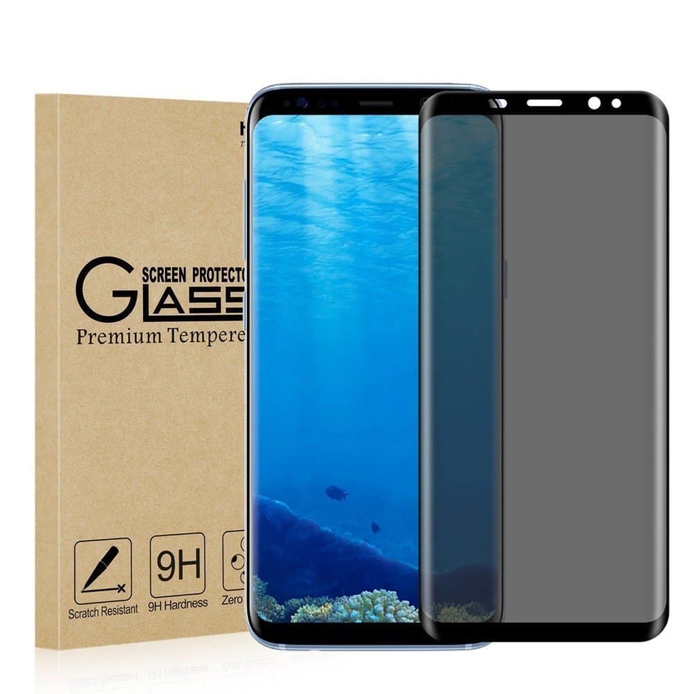 Zenzus Samsung S9 Plus Screen Protector Privacy Anti-Spy Tempered Glass Screen Protector against Peeping, Dropping, Scratching – Darkens at Specific Angle