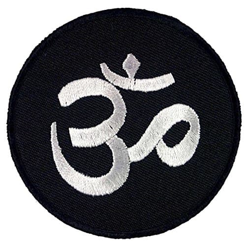 Aum Om Yoga Hindu Infinity Embroidered Iron on Patch