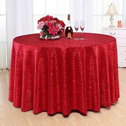 Hotel Round Table Banquet Table Solid Color Shape Is Different ( Color : 7 , Size : 160160cm )