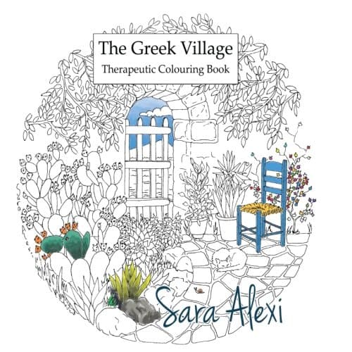 The Greek Village Colouring Book