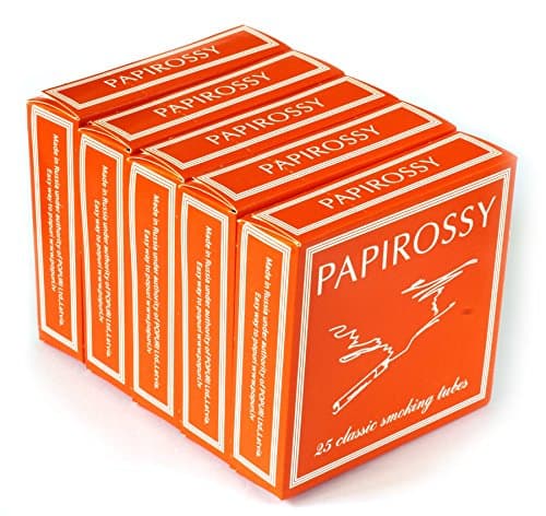 PAPIROSSY - 125 classic Russian style smoking tubes