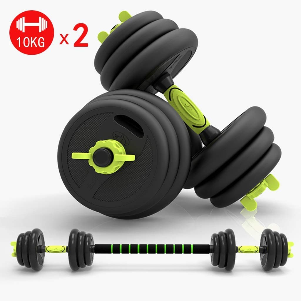 Amon Removable Dumbbell Dumbbell Set with Adjustable Weights Supplies for Workout,Body Building Fitness Equipment Household (Color : 20KG)