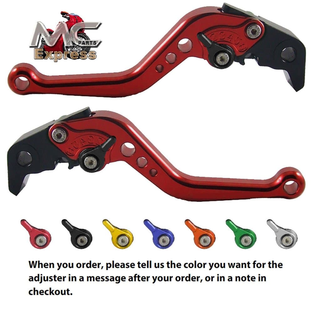 MC Short Adjustable CNC Levers KTM 990 SuperDuke 2005 - 2012 Red