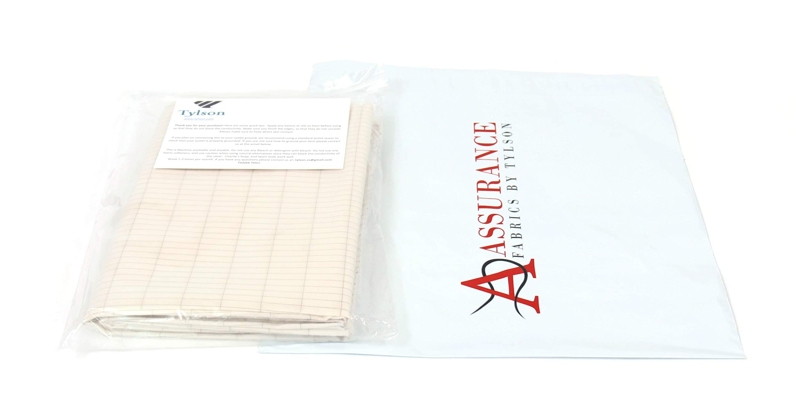 Silver Fabric for Earth Connection/ Grounding. Make Your Own Conductive Sheets, Pillowcases, or Sleepwear. 110" by 76"