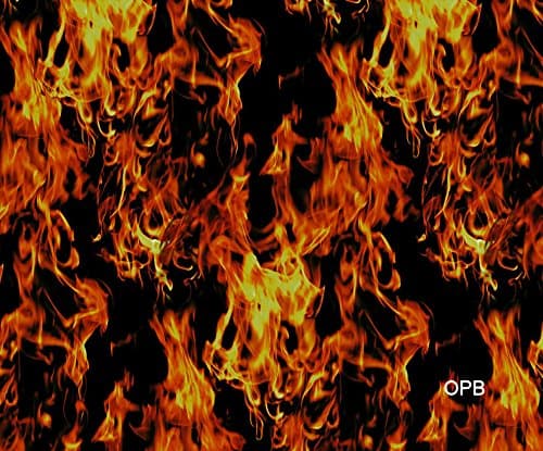 Fire Flames Hydrographic Film