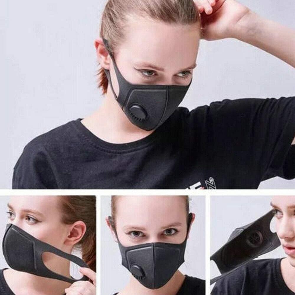 3 pcs Air Purifying Face Mask Cover Anti Dust Multi Layer Mouth Filter Masks anti-pollen allergy