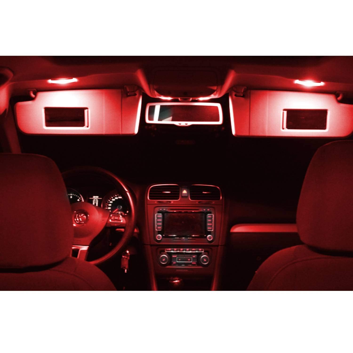 LED Interior Lighting Set for your Car - SMD CAN Bus Plug & Play, Light Package Available in White, Blue, Red, Green, Yellow, Pink