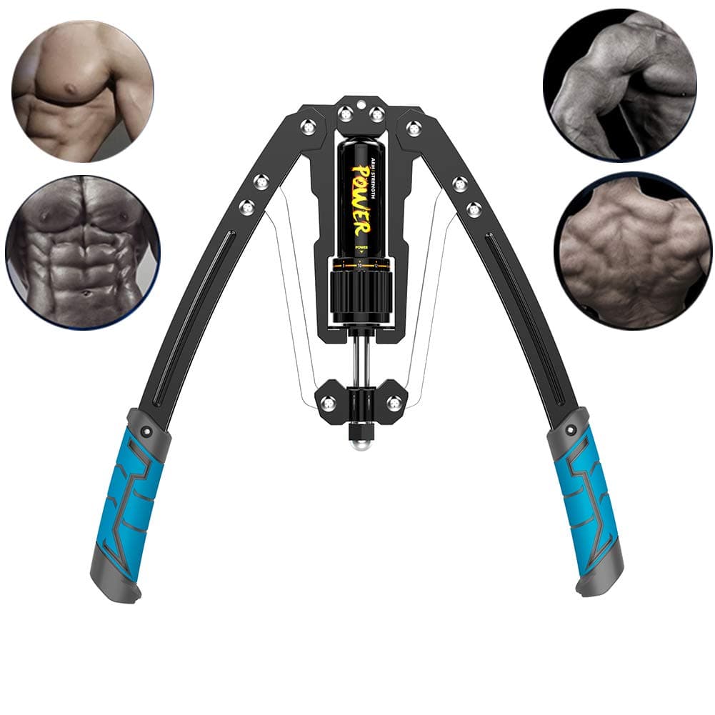 CHERRYSONG Arm Exercises,Power Twister,Arm Machine Workout System,4 in 1 Power Twister Chest Expander Adjustable Strength Trainer Pull Exerciser,from 10Kgs to 200Kgs