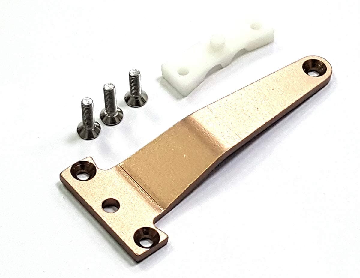 kingfly Aluminum Front Arm Bulk for Tamiya CW-01 Chassis/Hornet/Grass Hopper Chassis