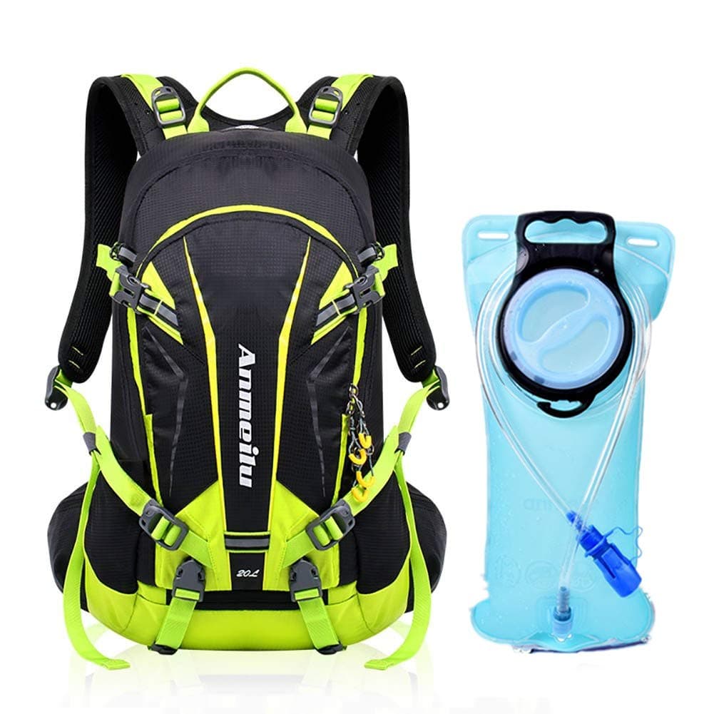 Toursion 20L Cycling Backpack with 2 Liter Bladder Waterproof Lightweight with Rain Cover Helmet Cover