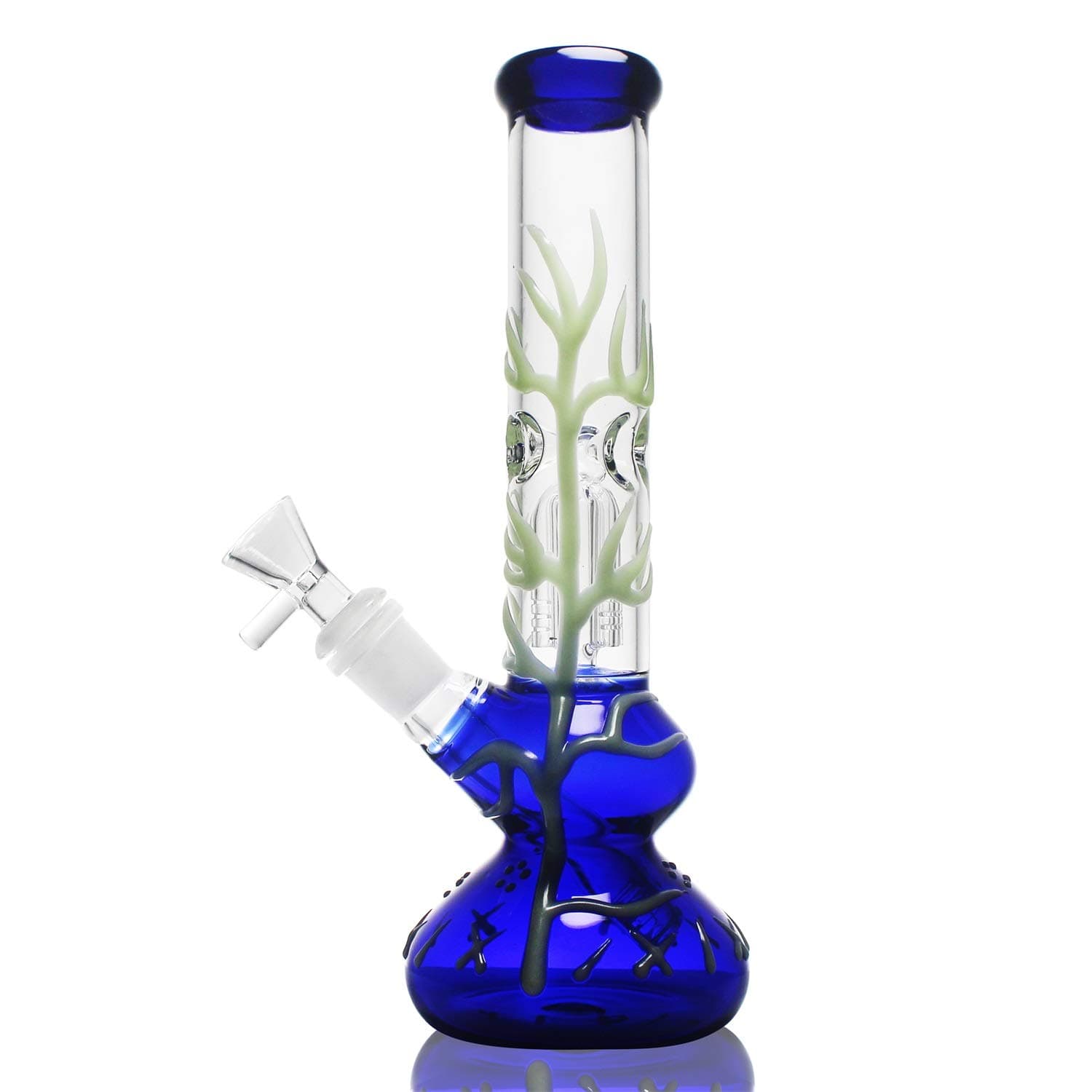 Tea Ceremony-10'' Blue Luminous Vase 18-14mm Joint