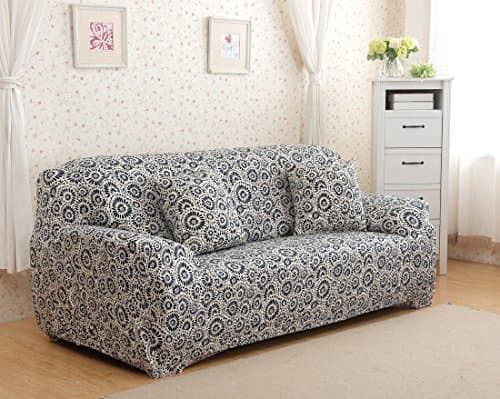 High Elasticity Fabric Sofa Slipcover Couch Cover Protector Two-Seater 57-73 Inch Pattern13