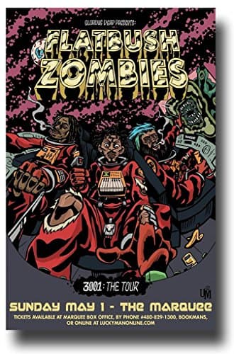 Flatbush Zombies Custom Photo Poster Prints Size 20 X 30 Inch Wall Sticker For Wall Decor 50*75 cm