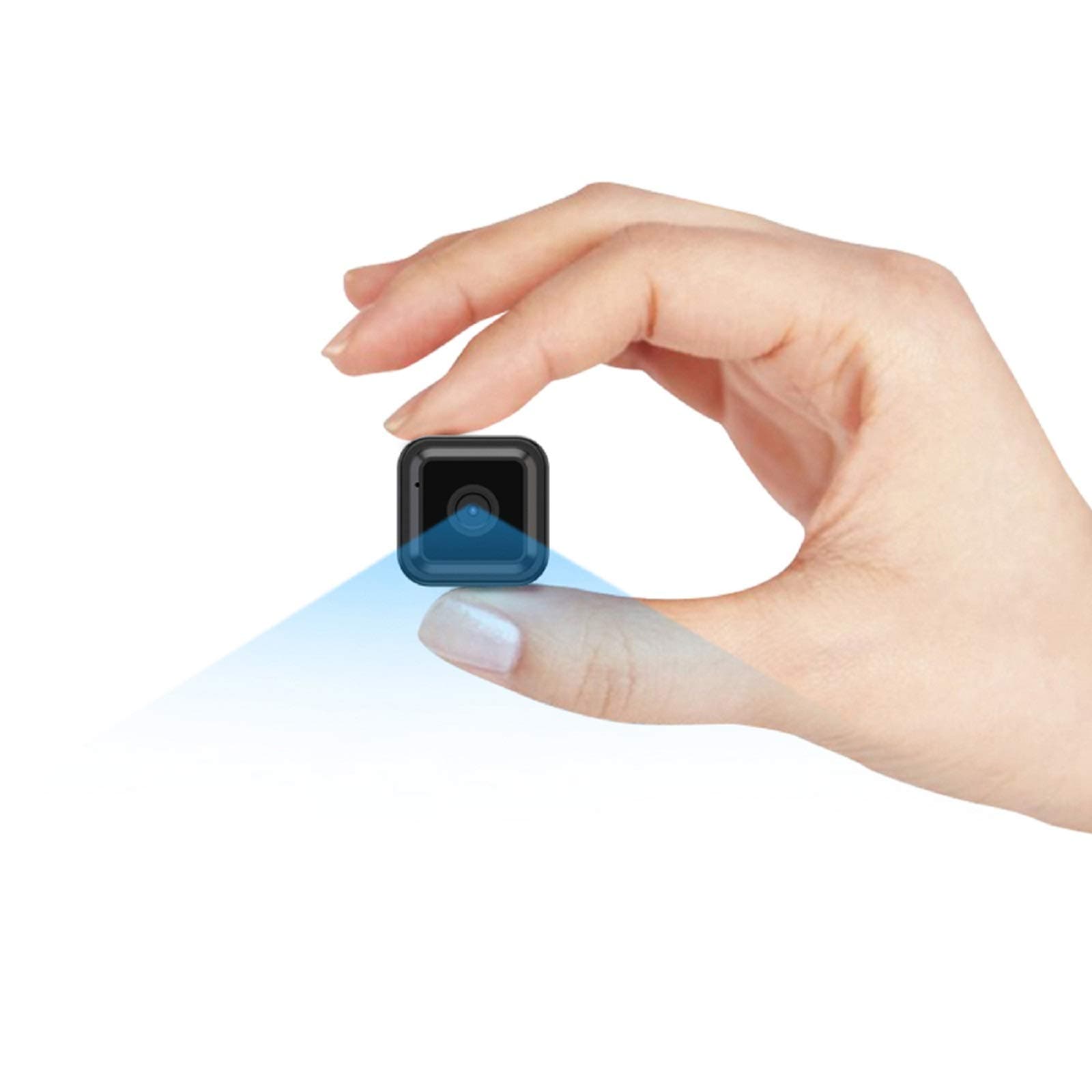 CACAGOO Hidden Camera 1080P, WiFi Wireless Mini Camera with Night Vision and Motion Detection for Home, Car, Drone, Office and Outdoor Use