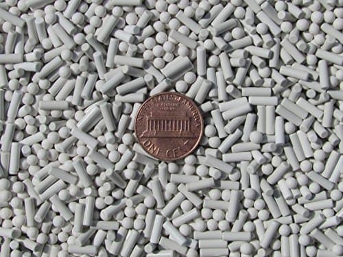 Ceramic Tumbling Media Mixed 3 Lbs. 3 mm Spheres &amp; 2.5 X 8 mm Pins Lapidary Rock Tumbler Tumble P - Polish – White – Non-Abrasive