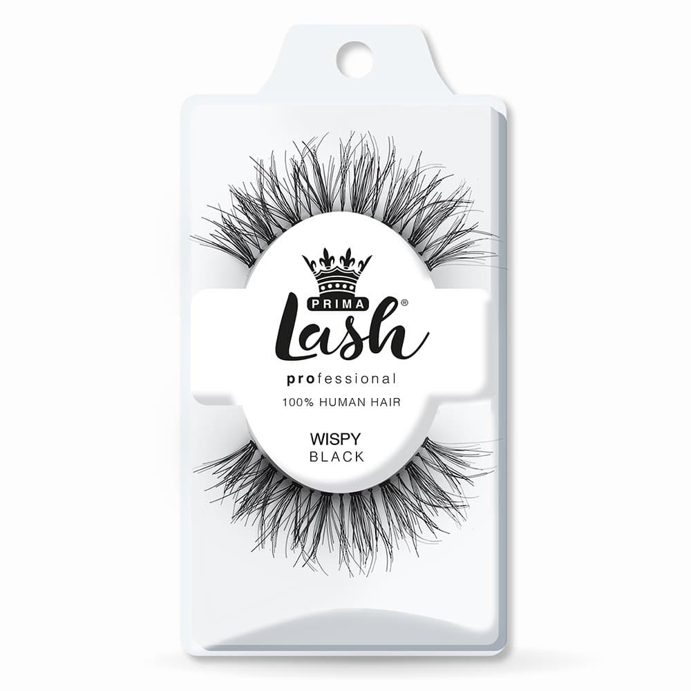 PrimaLash Professional 100% Human Hair Strip Lashes Style #WISPY