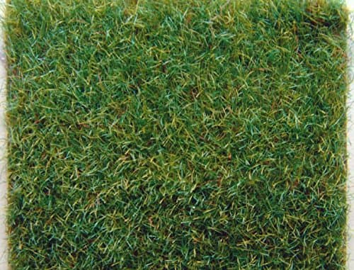 Yellow-Green Grass Mat 0.5x0.5m Scale Model Train Layout HO N