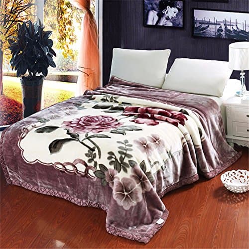 Raschel Blanket Weighted Fleece Napping Throw Snuggle Reduce Anxiety Help Autism Bed Couch Cozy Warm Smooth Heavy Thanksgiving Wedding Christmas Birthday Gift,for Kids Twin,150×200cm 2.4kg