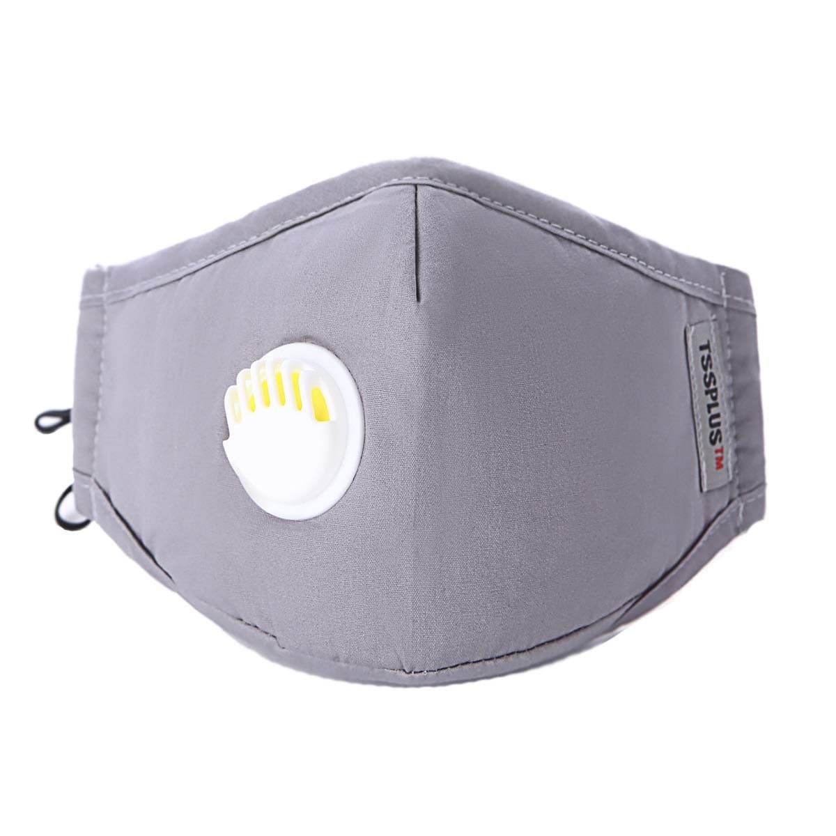 TSSPLUS Face mask Cotton mask face Filter Masks face Activated Charcoal Breathing mask mask Carbon Filter,2 Filters Easy Breathe Washable Face Mask, Mask Dust Mask with Filter (Random Color)