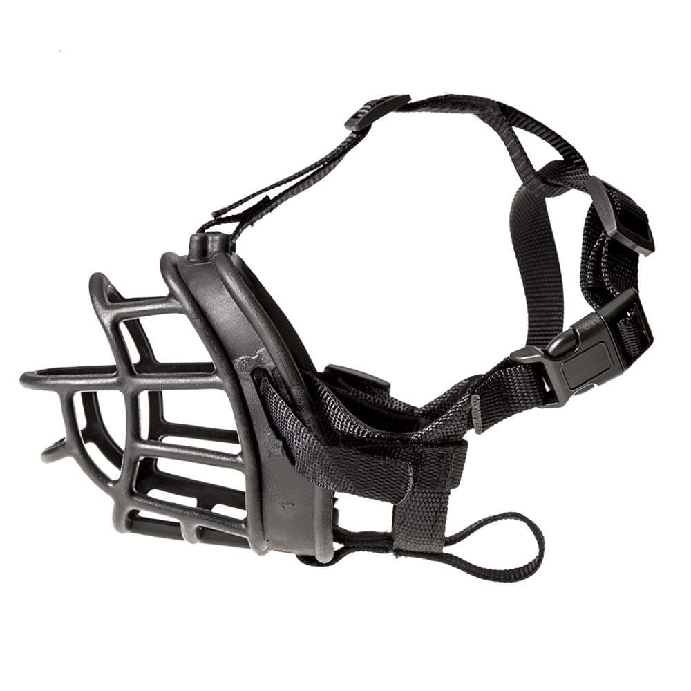 DOG MUZZLE, Gaity Pet Soft Silicone Basket Dog Muzzles-Adjustable Breathable Biting Chewing Barking Training Dog Mask For Small Medium Large Dogs (Size 1 (Snout 7.8 in))