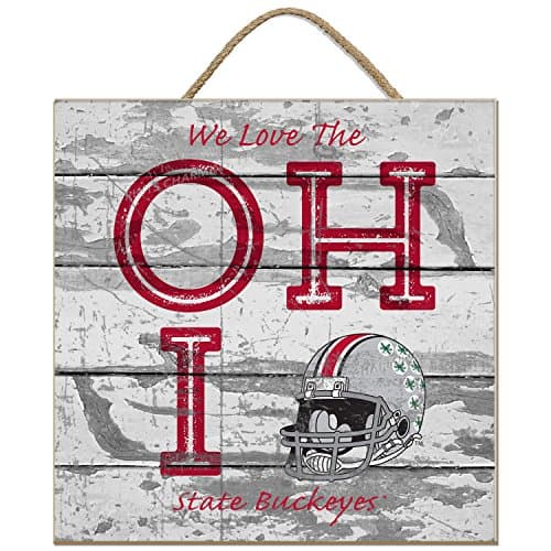 NCAA Ohio State Buckeyes Love My Team - Square