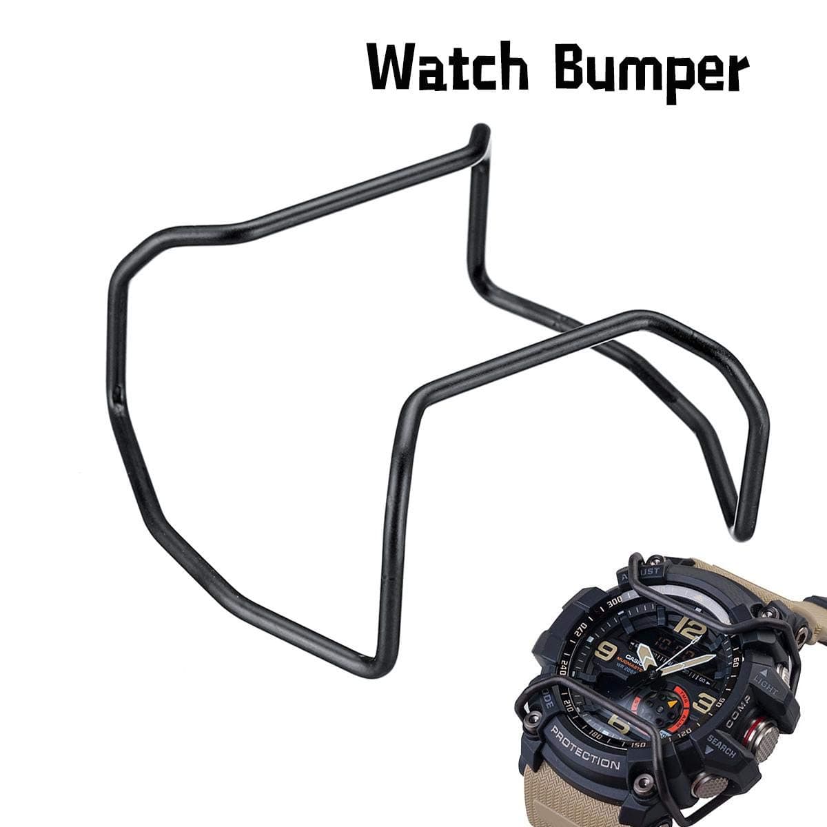 Pukido 1Pc Matte Black Watch Bumper Case Protector Wire Guards For G-Shock GG1000 Watch Protection Bumper Accessories