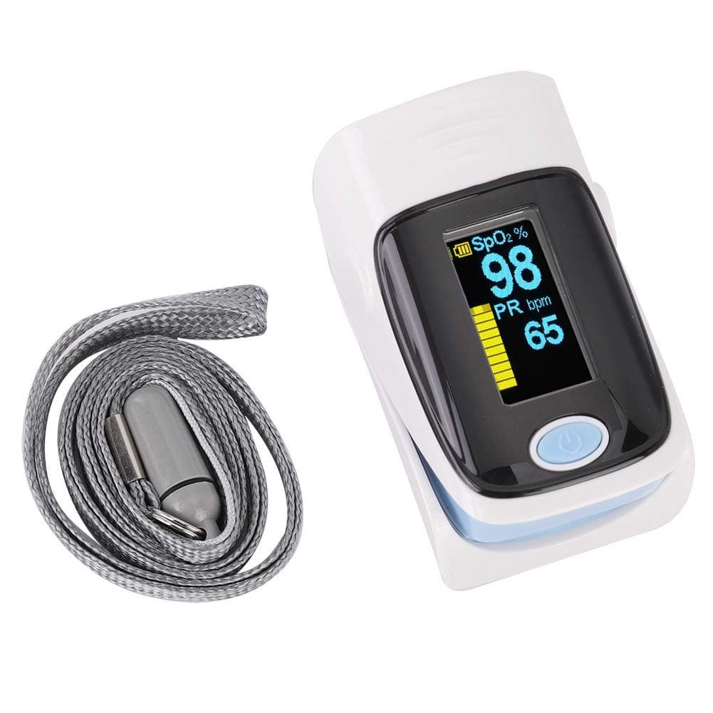 Oximeter, 0.96in Finger Pulse Body Saturation Oxygen Meter Oximetry Tester for Families, Schools(#1)
