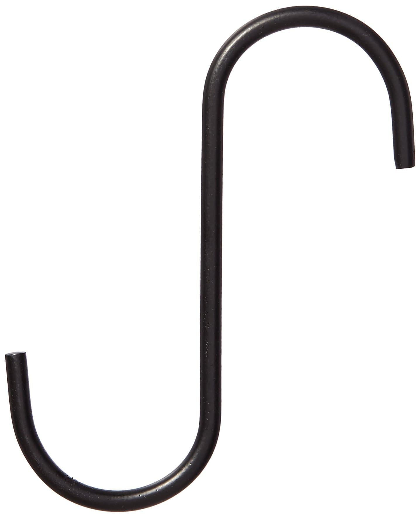 Hookery GH06 S Extension Hooks, Black, 6-Inch