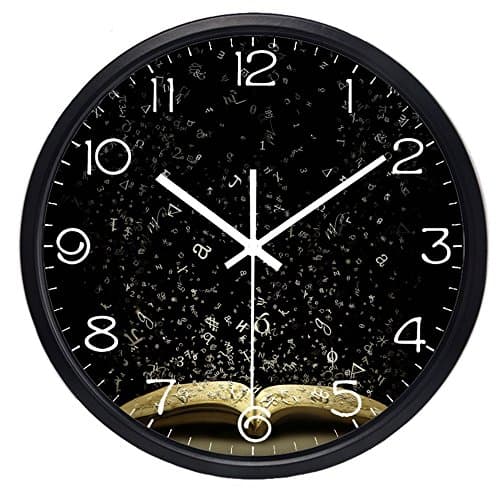 In The Book, The Science and Technology Symbol Decoration Wall Clock Library And Study Room 10 Inch Clock