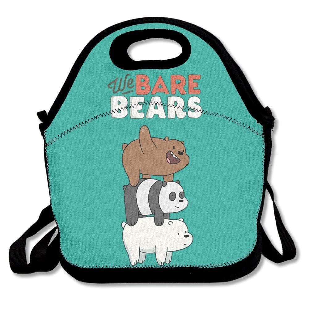 We Bare Bears Lunch Bag Tote Handbag