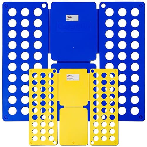 TecTake Set of 2 fast speed folder laundry clothes shirt folding board flip fold it adult & kids - different quantities - (1 Set | no. 401684)