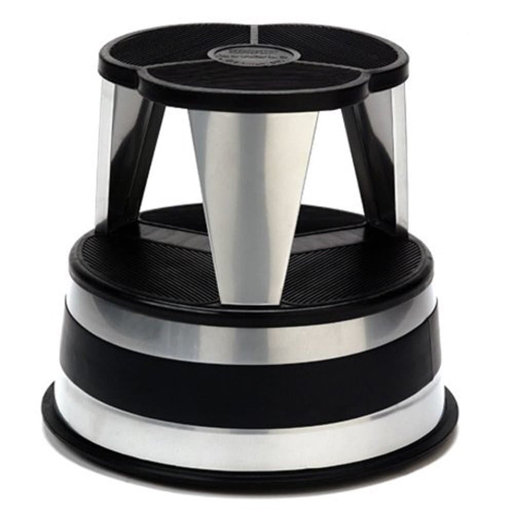 Cramer Industries, Inc. Kik Step Stool, 15-5/8"x15-5/8"x14", Silvertone SKU-PAS951878