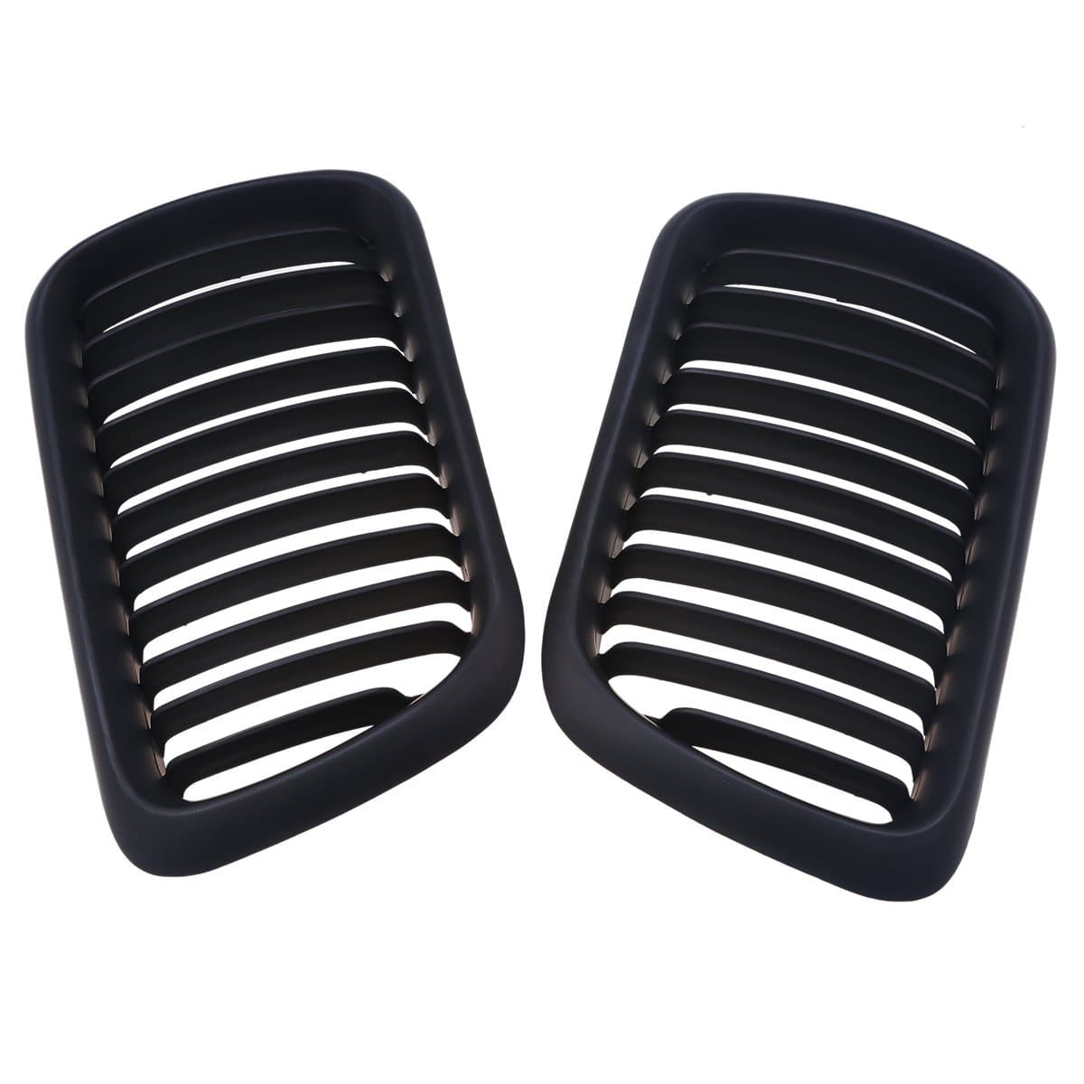 Possbay E36 Matte Black Front Grill Kidney Grille, Facelift, 2pcs